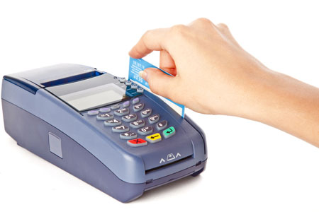 Paying with credit card